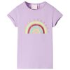T-shirt f&ouml;r barn ljus lila 116