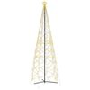 vidaXL Julgran med strut varmvit 1400 LED-lampor 160x500 cm