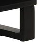 vidaXL Skänk svart 80x33x75 cm massivt mangoträ