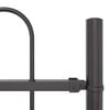 vidaXL Tr&auml;dg&aring;rdsst&auml;ngsel 2 pcs Gr&aring; 3,4 x 0,6 m Pulverlackerad st&aring;l