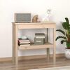 vidaXL Konsolbord 80x40x75 cm massiv furu