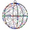 vidaXL Julfinialslampa 200 LED-lampor M&aring;ngf&auml;rgad Diameter 20 x 22 cm