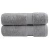 vidaXL Premium badhanddukar SOLUND 2st gr&aring; 100x150cm 600gsm
