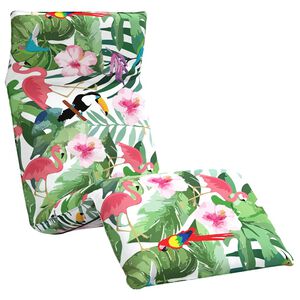 vidaXL Hopf&auml;llbar solstol Flerf&auml;rgad 175x54x8,5 cm Oxford tyg