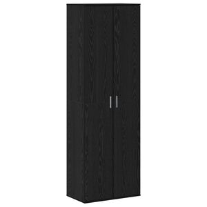 vidaXL Highboard Svart ek 60 x 35 x 180 cm Konstruerat trä
