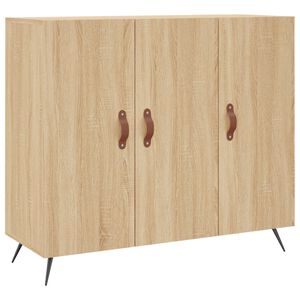 vidaXL Sk&auml;nk sonoma-ek 90x34x80 cm konstruerat tr&auml;