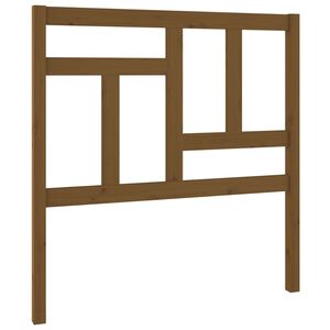 vidaXL S&auml;nggavel honungsbrun 80,5x4x100 cm massiv furu
