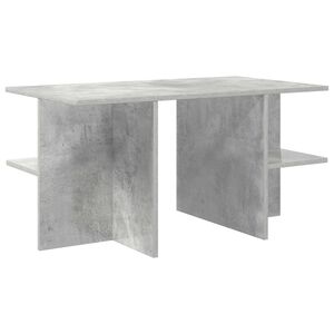 vidaXL Kaffeebord Betonggr&aring; 87 x 50 x 45 cm Konstruerat tr&auml;
