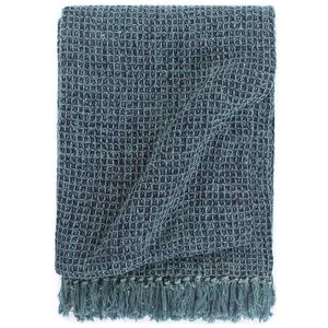 vidaXL Filt bomull 125x150 cm indigo