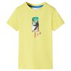T-shirt f&ouml;r barn gul 140