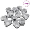 vidaXL Muttern 9574 pcs Silver M6 x 10 mm J&auml;rn