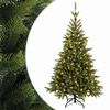 vidaXL Plast Hingad Julgran 180 cm 300 LED-lampor Varmvit