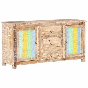 vidaXL Sk&auml;nk 151x40x75 cm grovt akaciatr&auml;