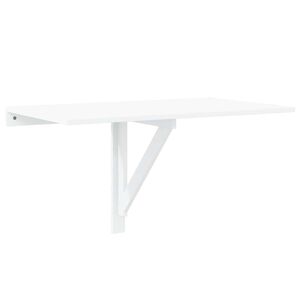 vidaXL V&auml;ggbord vit h&ouml;gglans 100x60x56 cm konstruerat tr&auml;