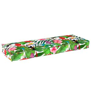 vidaXL Kudde Blommor Flerf&auml;rgsdesign 120 x 40 x 8 cm Oxford Tyg