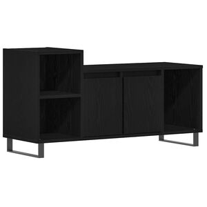 vidaXL TV-b&auml;nkset Svart Ek 100 x 35 x 55 cm Konstruerat tr&auml;