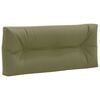 vidaXL Pallryggkudde VIANEN 100% Polyester Olivgr&ouml;n 120 x 60 x 12 cm