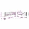 vidaXL Vardagsrumsoffa 2 pcs Ljusgr&aring; 194 x 74,5 x 70,5 cm Sammet