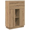 vidaXL Skrivbord Artisan Ek Konstruerat tr&auml; 71.5 x 31.5 x 106.5 cm