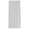 vidaXL Voile Gardin med gardiner 2 pcs Ljusgrå 175 x 140 cm Polyester