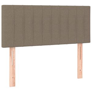 vidaXL S&auml;nggavel taupe 100 x 5 x 78/88 cm tyg