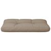 vidaXL Palldyna taupe 80x40x12 cm tyg
