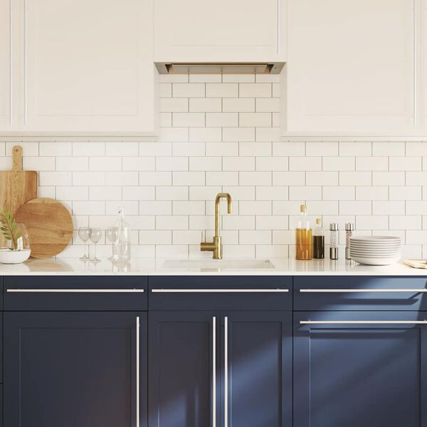 vidaXL Skåphandtag 5 st silver 480 mm rostfritt stål