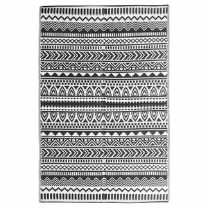 vidaXL Utomhusmatta ARAKIL svart 160x230 cm PP