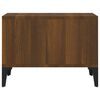vidaXL Soffbord brun ek 60x50x36,5 cm konstruerat trä