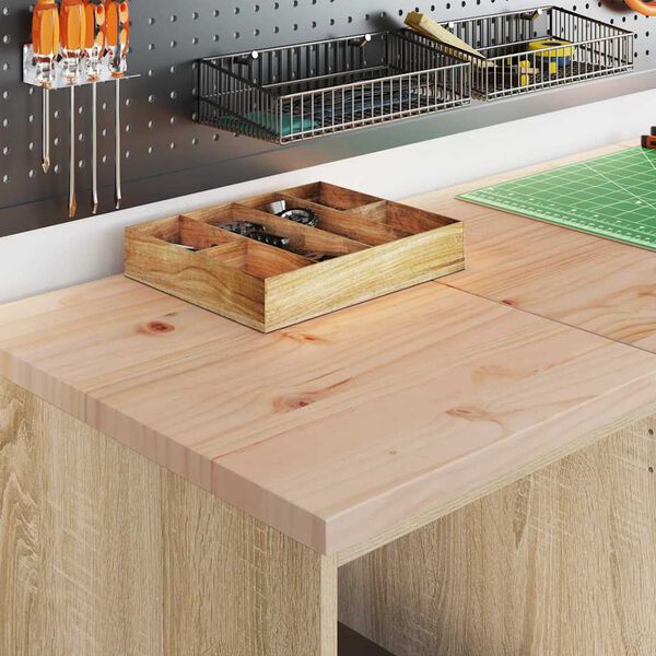 vidaXL Garageskåp Sonoma ek 40x51x85 cm massiv trä furu