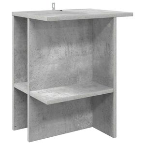 vidaXL Kaffeebord Betonggr&aring; 40 x 30 x 49 cm Konstruerat tr&auml;
