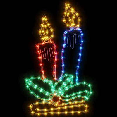 vidaXL Juldekoration ljus-figur med 144 LEDs 70x42 cm