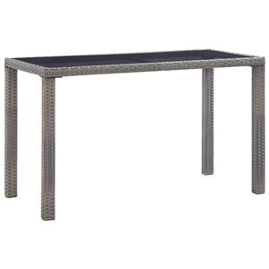 vidaXL Tr&auml;dg&aring;rdsbord antracit 123x60x74 cm konstrotting