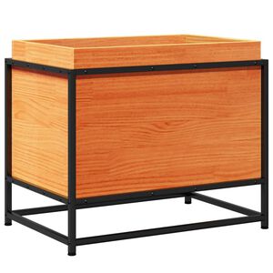 vidaXL Odlingsl&aring;da vaxbrun 60x40x50 cm massiv furu