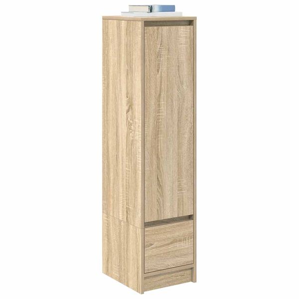 vidaXL Highboard sonoma ek 29,5x34x119,5 cm konstruerat tr&auml;