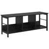 vidaXL Hyllsystem 3 niv&aring;er 102 x 32 x 40,5 cm Konstruerat tr&auml; Svart Ek