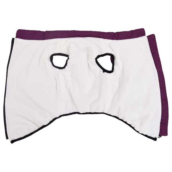 vidaXL Hund Kappa Lila L48 Fleece och Polyester