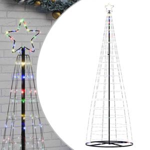 vidaXL LED julgran 550 LEDs f&auml;rgglada 300 cm