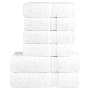 vidaXL Premium handdukar 6 st SOLUND r&ouml;d 600 gsm
