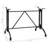 vidaXL Bordsben för cafébord 93x60x72 cm gjuten aluminium