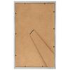 vidaXL Fotoramar 3 st f&ouml;r bord silver 10x15cm MDF