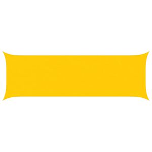 vidaXL Solskugge segel Gul 6 x 2 m 100% polyester oxford