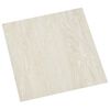 vidaXL Golvplankor 5,11 m&sup2; 55 pcs PVC Gr&auml;ddvit
