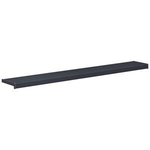 vidaXL F&ouml;nsterbr&auml;da Anthracit med tr&auml;&aring;dring 140 x 20 x 4,5 cm PVC