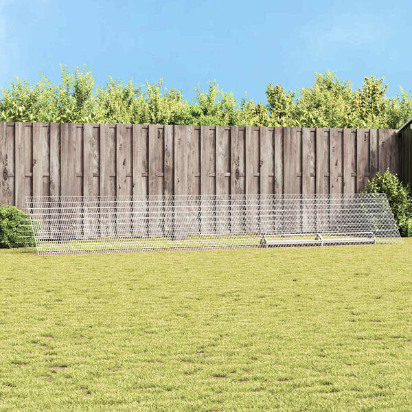 vidaXL H&ouml;nshus Silver 650 x 100 x 85 cm Galvaniserat St&aring;l