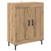 vidaXL Sideboard Artisan Ek 69,5 x 34 x 90 cm Konstruerat tr&auml; och j&auml;rn