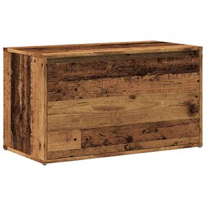 vidaXL Hallb&auml;nk gammalt tr&auml; 80x40x45 cm sp&aring;nskiva