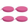 vidaXL 4-delade Sittdynor SOEST 4 st 100% Polyester Rosa &Oslash; 40 x 7 cm