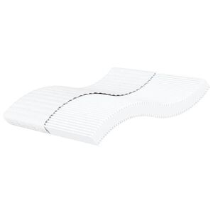 vidaXL Skummadrass vit 200x220 cm h&aring;rdhet H2 H3