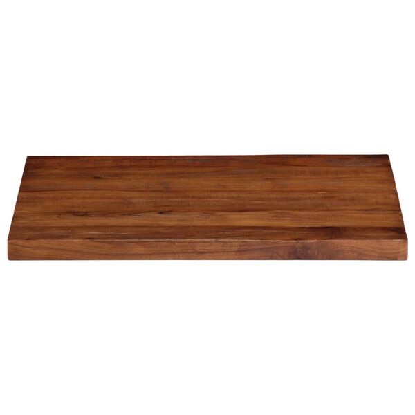 vidaXL Bordsskiva 80x70x2,5 cm rektangul&auml;r massivt &aring;tervunnet tr&auml;